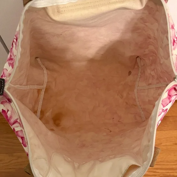 Longchamp Le Pliage Floral Tote Bag - Picture 9 of 11